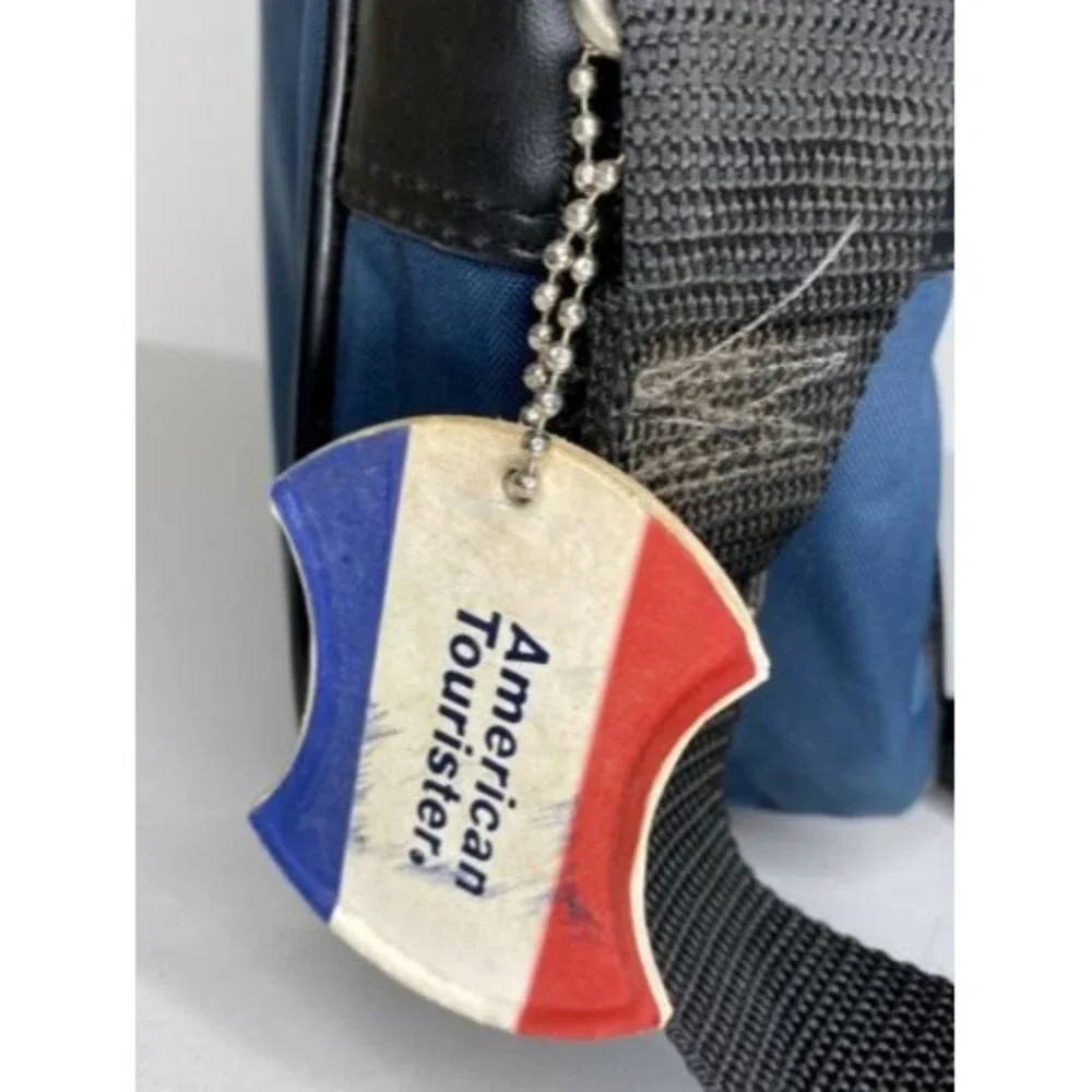 American Tourister Blue CARRY ON‎ TOTE BAG with Shoulder Strap